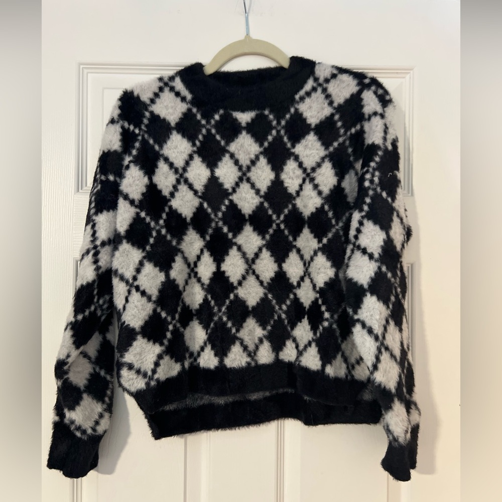 Abercrombie Soft AF Argyle Sweater - Picture 2 of 4